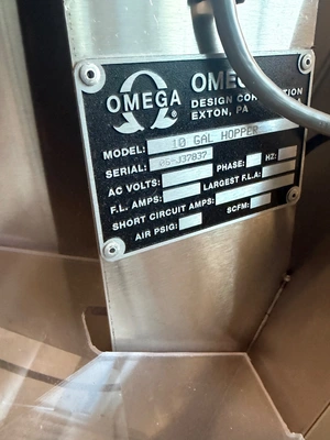 Used OMEGA DESIGN CDF-1.5D1 Desiccant Fillers New Jersey US | Leo’s engineering #1548409