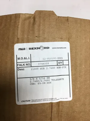 Falk Rexnord 12-0L0190-0001 Grid Coupling Hub