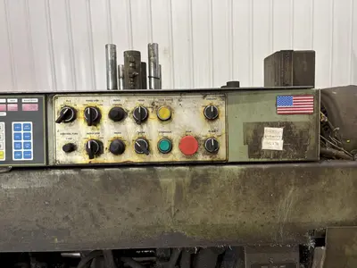 12" X 12" HYD-MECH MODEL #H-12A AUTOMATIC FEED HORIZONTAL SAW PLC-100 CONTROLS & NESTING: STOCK #23723