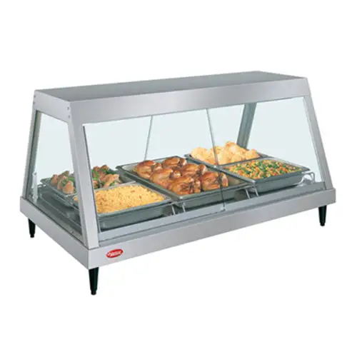 Hatco GRHD-3P 45 1/2" Full Service Countertop Heated Display Case - (1) Shelf, 120v