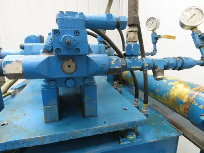 Eaton Vickers Hydraulic Power Unit 120 Gallon 29 GPM 3000PSI 30Hp 230/460V 3Ph