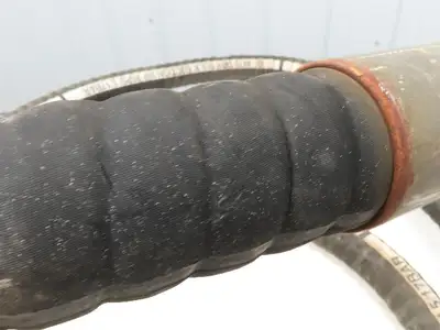 Jason 4470 Dry Bulk Material Suction Hose 2" ID x 25' 6" Gum Rubber 75 PSI