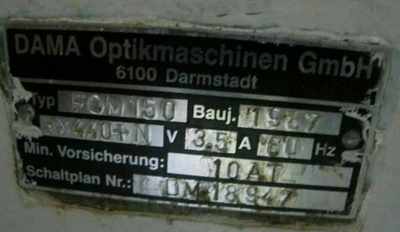 USED OPTIC DAMA Does Not Apply