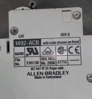 Allen Bradley 1492-ACB/B Circuit Braker Loc4E39