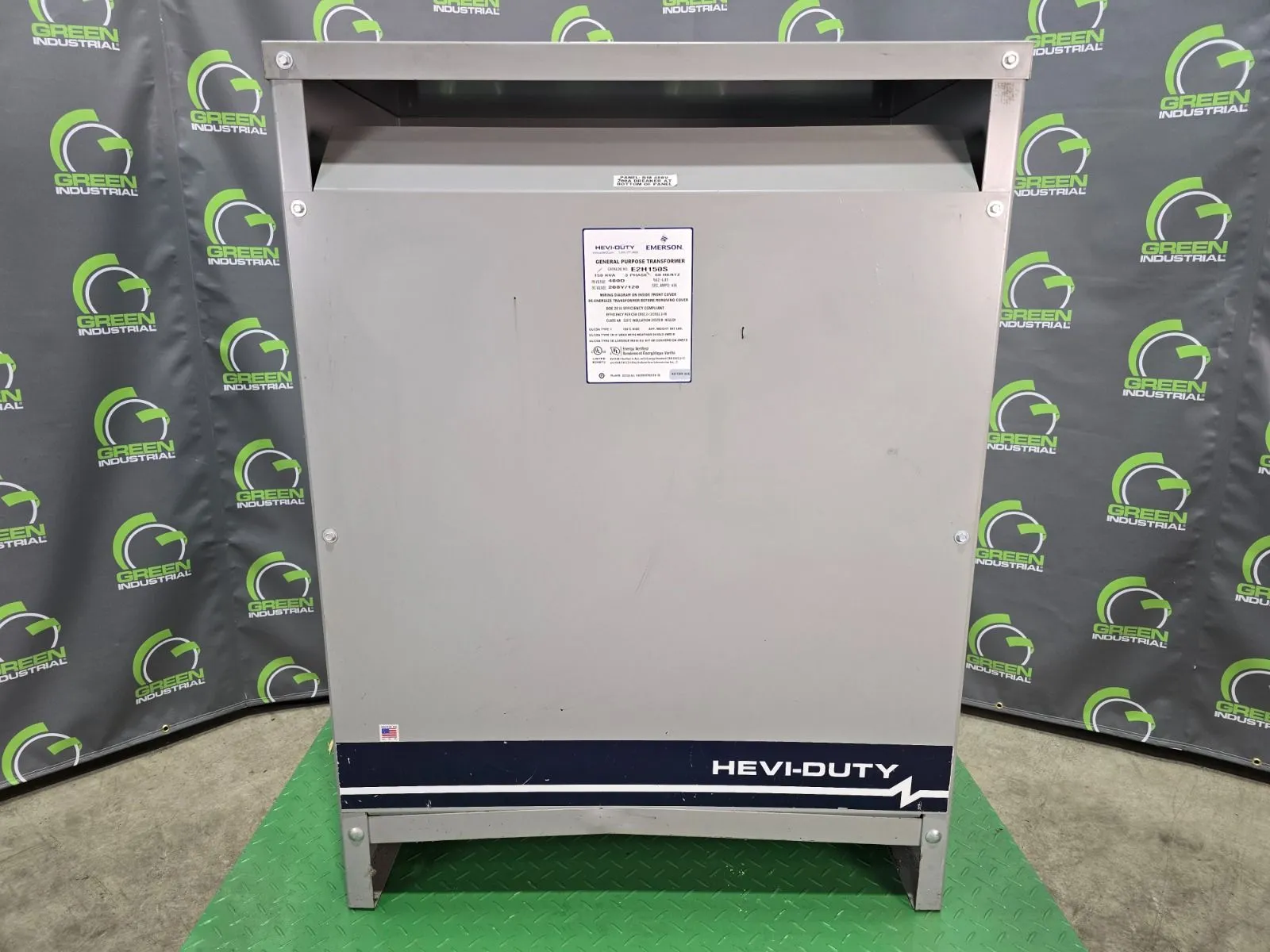 150 KVA Emerson Dry Transformer 480 Delta 208Y/120 E2H150S 3 PHASE USED