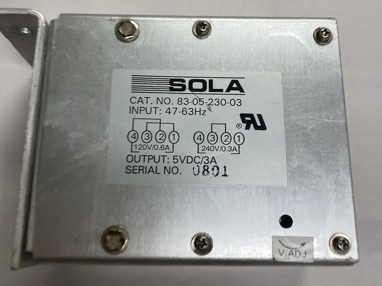 Used SOLA 83-05-230-03 Miscellaneous Equipment (Electrical & Power) | Surplus Asset Holdings #1190459
