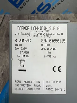 USED PARKER HANNIFIN SLVD15NC