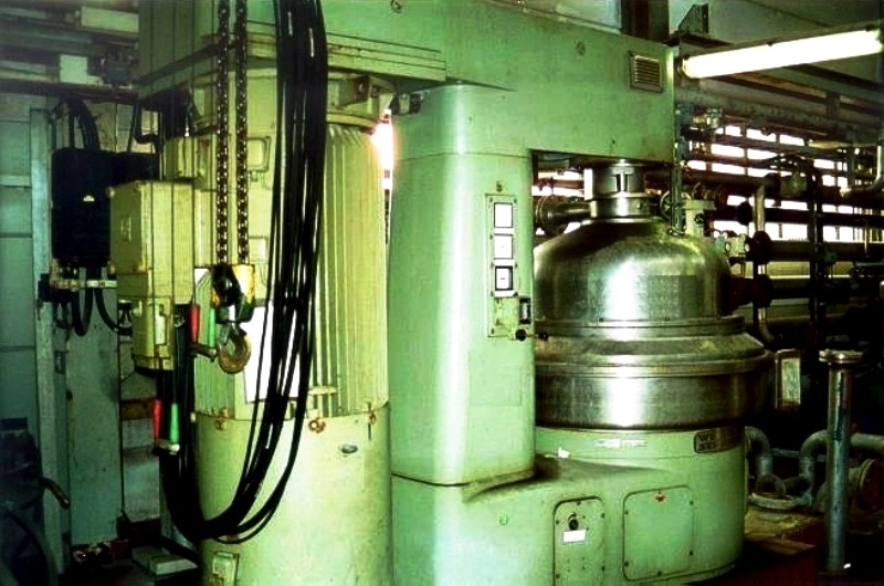 Westfalia DA 200-76-573 nozzle centrifuge, 316SS.