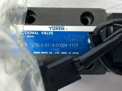 USED YUKEN SOLENOID DIRECTIONAL CONTROL VALVE 3-POSITION