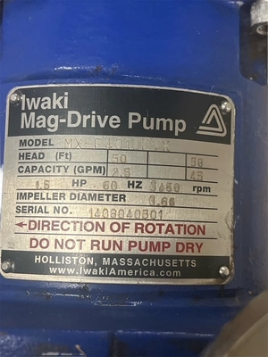 Used IWAKI _UNKNOWN_ Centrifugal Pumps MX | MAQUINARIA PECUSA #1464839