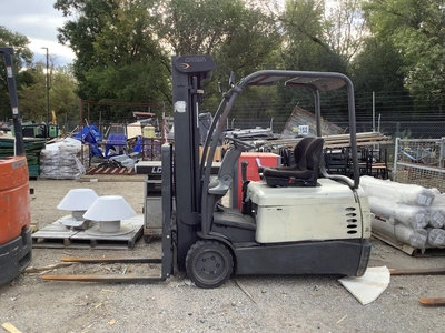 Used CROWN SC 4040-40TT190 4-Wheel Sit down Electric Counterbalance Forklifts Michigan US | Miedema Asset Management Group #1487802