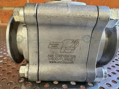 Used A&N CORPORATION A35I STAINLESS STEEL BALL VALVE W/ KF50 VACUUM FITTING Valves/Fittings California US | Equipment Lab #1338200