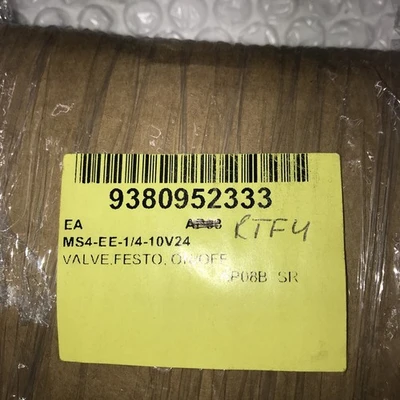 NEW Festo MS4-EE-1/4-10V24