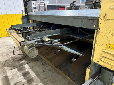 6' X 1/4" AMADA MODEL #M-2060 MECHANICAL POWER SHEAR: STOCK #20973