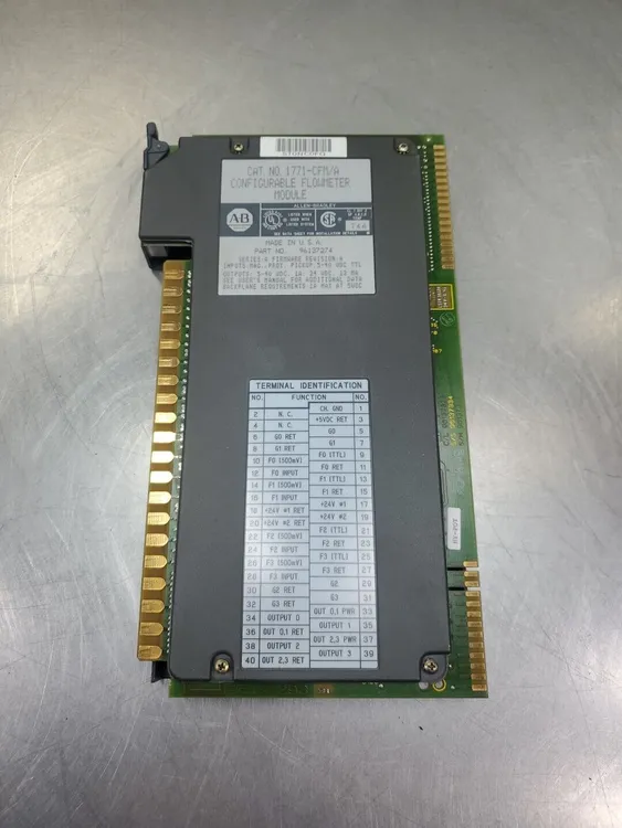 Used Allen-Bradley 1771-CFM/A PLC Input & Output South Carolina US | Palmetto Automation #1162215