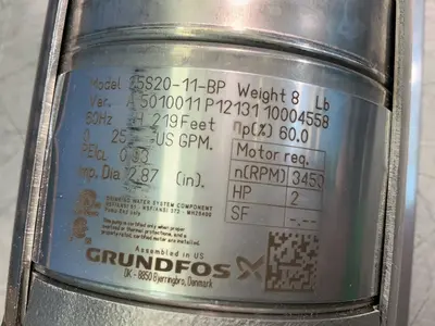 New | in-Stock GRUNDFOS 25S2011BP Pumps Ohio US | HGR 24 #1516978