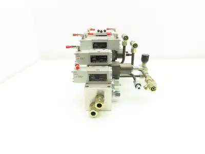 Wandfluh BKII BK4 Solenoid Air Valve 8-Station Hydraulic Manifold Assembly