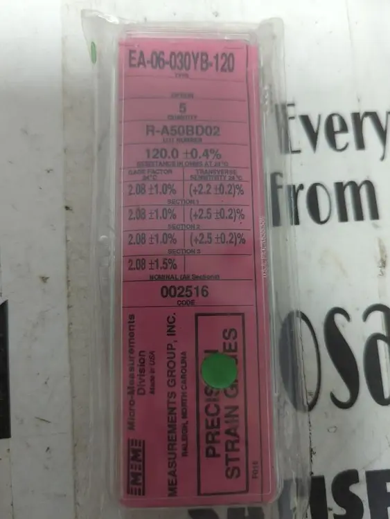 New | in-Stock MICRO-MEASUREMENTS EA-06-030YB-120 Transducers | Surplus Asset Holdings #1226616