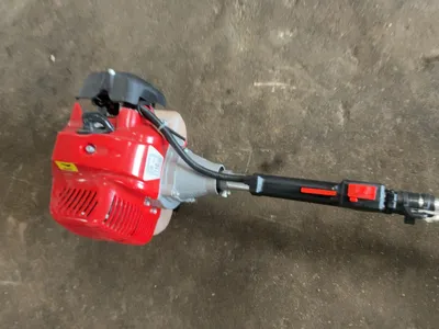 52cc 2-Stroke Power Broom, Approx. 21” Path, Runs and Works