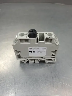 Wieland Electric WK 10/Si U 5x20 Fuse Terminal Block, WK10SiU5X20. 4E-35