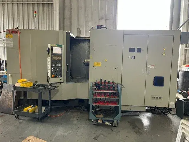 Used 2008 KIWA KH-45 Horizontal Table Type Boring Mills Illinois US | Lion Machinery #374871