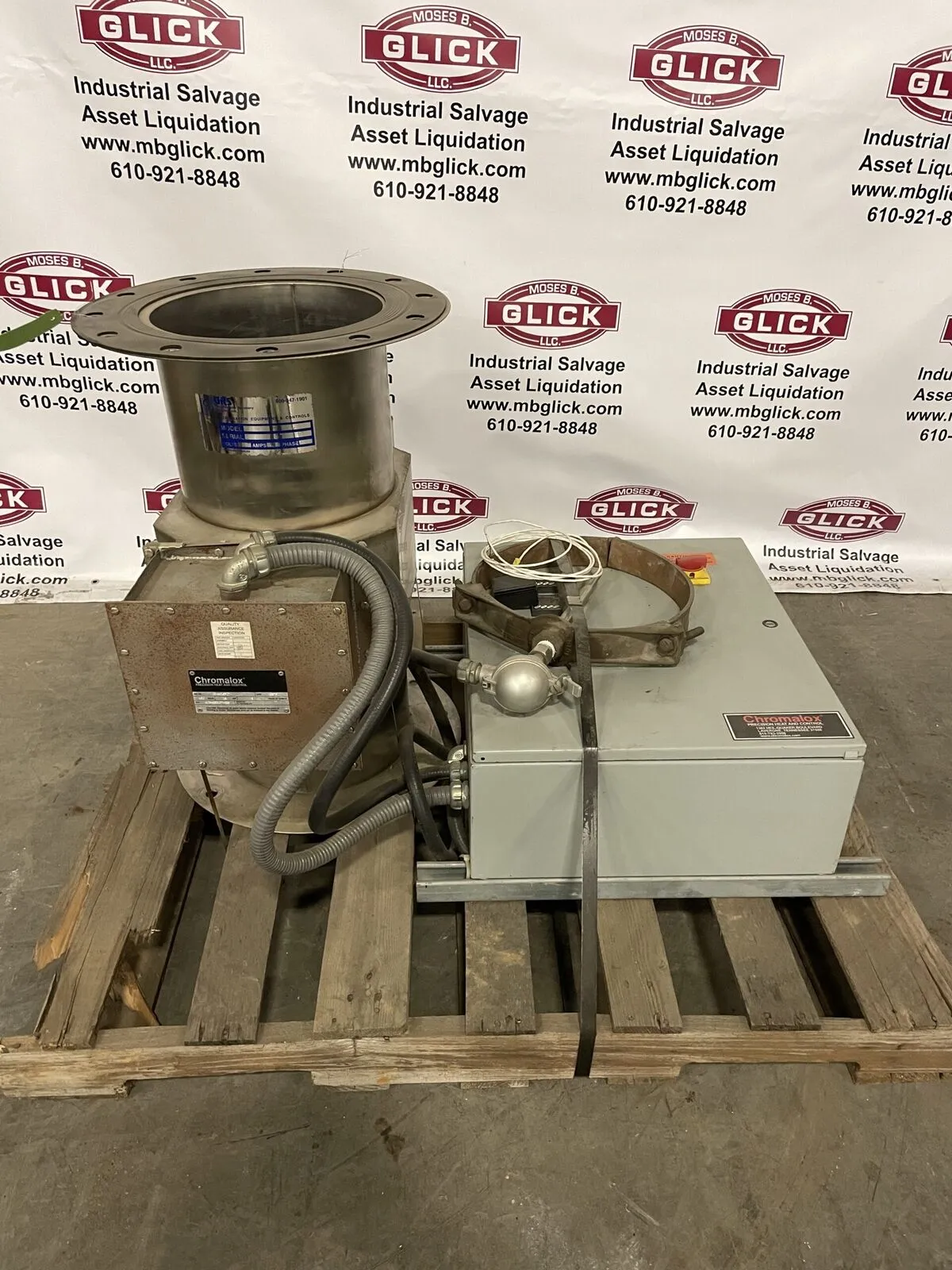 Chromalox ADH-015FLT 12” Air Duct Heater 15kW 3PH