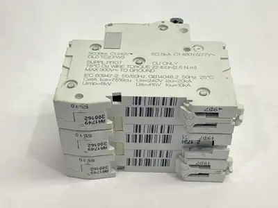 C20 A C60 | Schneider Electric  Circuit Breaker 3-Pole 20A 480Y/277V - Used