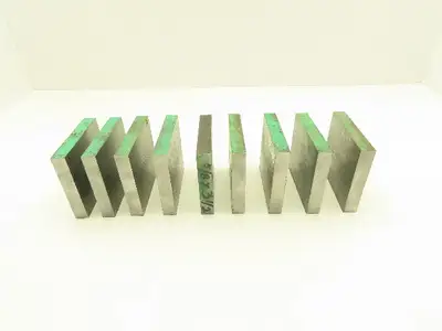 1018 Cold Rolled Steel Flat Bar Stock 5/8"x 3-1/2"x 4"L  Lot of 9 Blocks