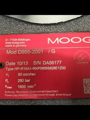 USED MOOG D955-2001/G