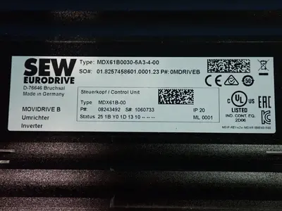 USED SEW EURODRIVE MDX61B00305A3400