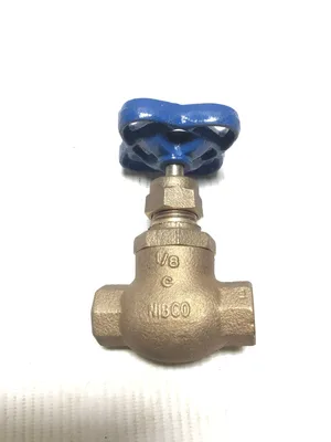 Nibco T-211-Y 1/8 in Bronze Globe Valve PTFE Disc, Threaded Ends 039923624642