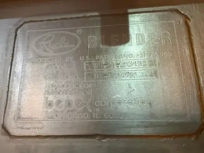 Used REITZ RIBBON BLENDER Ribbon Blenders Illinois US | M&M Equipment Corp. #1266895