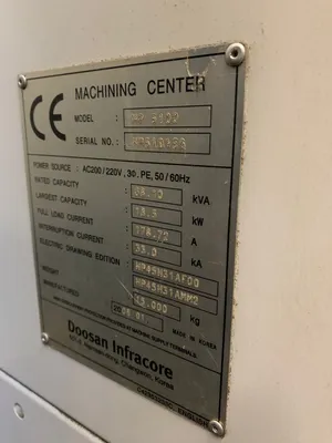 2008 DOOSAN HP 5100 Horizontal Machining Centers | Liberty Machine Works LLC (4)