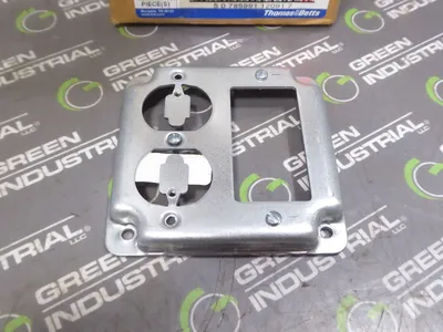 Lot of 25 Thomas & Betts RS19CC Duplex Receptacle / GFCI Cover 4" Square New NIB
