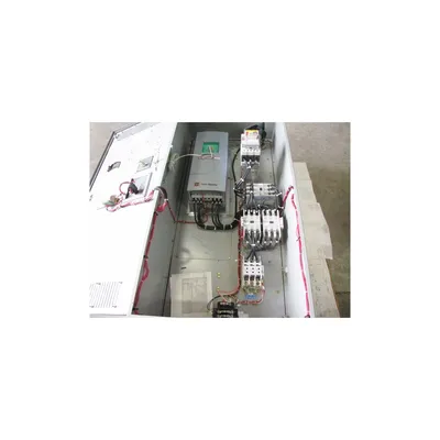 Used electrical panel with cuttler-hammer main breaker and bypass contactors
