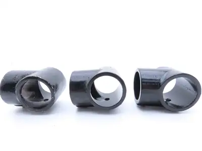 Hollaender 7E-8 1-1/2 Speed-Rail Fittings 1-1/2" Corner L Cross & T's Lot of 7