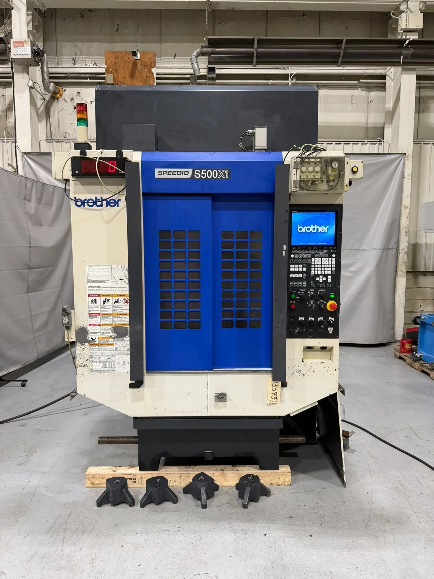 2015 Brother Speedio S500X1 CNC 4-Axis Vertical Machining Center
