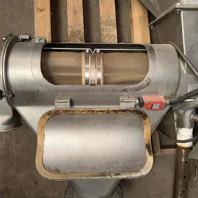 Kek Stainless Steel Rotary Brush Sieve - 180mm Dia x 500mm Face