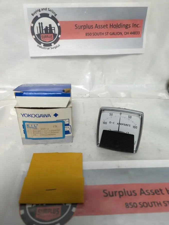 New | in-Stock YOKOGAWA 250225GBPK Meters - Misc Ohio US | Surplus Asset Holdings #1403137