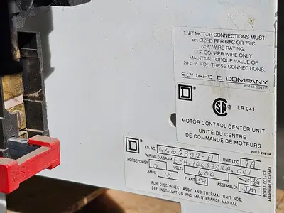 Used SQUARE D FA100-3MC6 Misc Electrical & Power Parts British Columbia CA | Lenmark #1439707