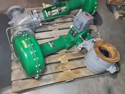 8" Class 600 Control Valve V200 w/ Size 60 Actuator 1051