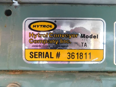 USED HYTROL PACKING CONVEYOR 8 X 16