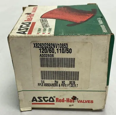 New | in-Stock ASCO X8262G262NV10853 Pump & Valve Parts Ohio US | Surplus Asset Holdings #1233595