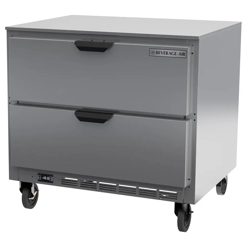 Beverage-Air UCFD36AHC-2 36" W Undercounter Freezer W/ (1) Section & (2) Drawer, 115v