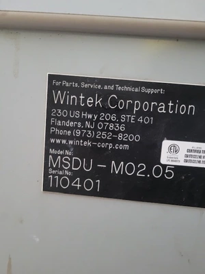 USED WINTEK MSDU-M02.05