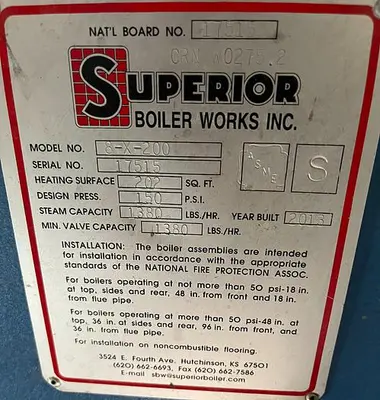 USED 2013 SUPERIOR 8-X-200