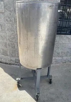 Tank, 50 Gallon, S/st, 22" X 32", On Casters #S744570