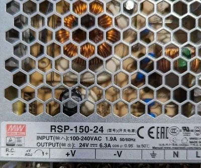 Mean Well RSP-150-24 AC/DC Power Supply – 1 Output – 24V@6.3A – 151.2W