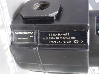 Norgren F74G-3AN-AP3 Pneumatic Valve 150PSIG 10PSIG/Bar Max Used