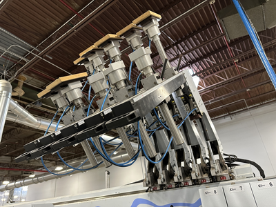 Weeke Models Optimat BST503 and BST507 CNC Through Feed Boring Line